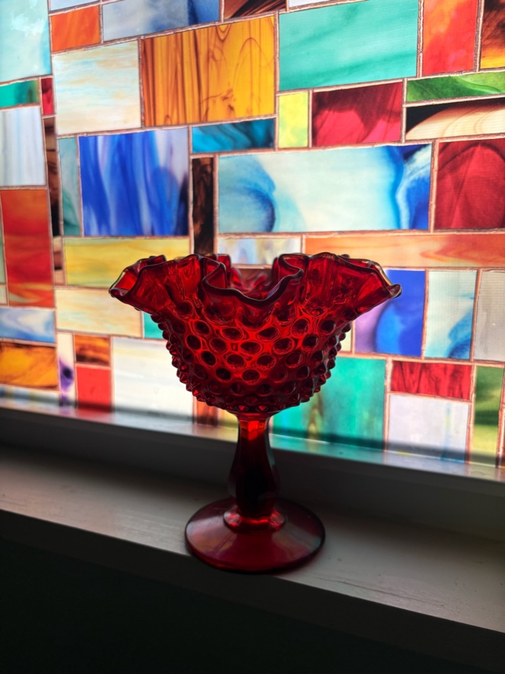 Fenton Candy Dish